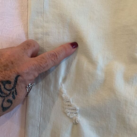 7 for all Mankind Josefina Two-toned High Waisted Jeans Size 25 - Picture 13 of 16